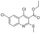 ETHYL 4,6-DICHLORO-2-(METHYLTHIO)QUINOLINE-3-CARBOXYLATE CAS#: 227958-96-5