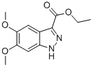ETHYL 5,6-DIMETHOXY-1H-INDAZOLE-3-CARBOXYLATE CAS#: 29281-06-9