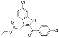 ETHYL 6-CHLORO-2-(4-CHLOROBENZOYL)INDOL-3-ACETIC ACID CAS#: 231294-93-2