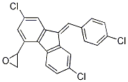 (E,Z)-9-(4-Chlorophenyl)Methylene-5-oxiranyl-2,7-dichlorofluorene CAS#: 252990-29-7