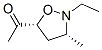 Ethanone, 1-(2-ethyl-3-methyl-5-isoxazolidinyl)-, cis- (9CI) CAS#: 201031-51-8