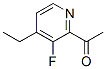 Ethanone, 1-(4-ethyl-3-fluoro-2-pyridinyl)- (9CI) CAS#: 231296-56-3