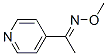Ethanone, 1-(4-pyridinyl)-, O-methyloxime, (1E)- (9CI) CAS#: 216753-07-0