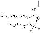 Ethyl 6-chloro-2-(trifluoromethyl)-2H-chromene-3-carboxylate CAS#: 215123-85-6