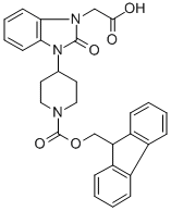FMOC-4-(3-CARBOXYMETHYL-2-KETO-1-BENZIMIDAZOLYL)-PIPERIDINE CAS#: 215190-29-7