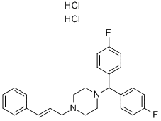 Flunarizine dihydrochloride CAS#: 30484-77-6