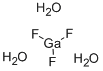 GALLIUM TRIFLUORIDE TRIHYDRATE CAS#: 22886-66-4