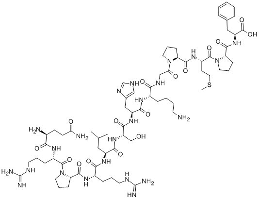 GLN-ARG-PRO-ARG-LEU-SER-HIS-LYS-GLY-PRO-MET-PRO-PHE CAS#: 217082-58-1