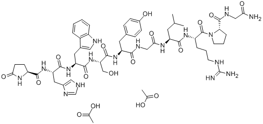 Gonadorelin acetate CAS#: 71447-49-9