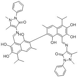 Gossypolidine-4-aminoantipyridine CAS#: 256493-47-7