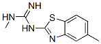 Guanidine, 1-methyl-3-(5-methyl-2-benzothiazolyl)- (8CI) CAS#: 25039-65-0