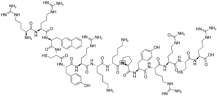 H-ARG-ARG-ALA(2-NAPHTHYL)-CYS-TYR-ARG-LYS-D-LYS-PRO-TYR-ARG-CIT-CYS-ARG-OH CAS#: 229030-20-0