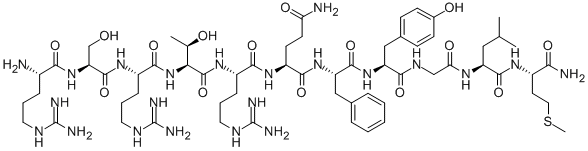 H-ARG-SER-ARG-THR-ARG-GLN-PHE-TYR-GLY-LEU-MET-NH2 CAS#: 208041-90-1