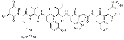 H-ASP-ARG-VAL-TYR-ILE-HIS-PRO-PHE-HIS-OH CAS#: 34273-12-6