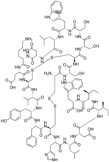 H-CYS-SER-CYS-SER-SER-TRP-LEU-ASP-LYS-GLU-CYS-VAL-TYR-PHE-CYS-HIS-LEU-ASP-ILE-ILE-TRP-OH CAS#: 123562-20-9