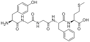 H-TYR-GLY-GLY-PHE-MET-OH CAS #: 58569-55-4