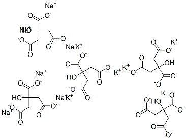 HEXAPOTASSIUMHEXASODIUMPENTACITRATE CAS#: 28060-67-5