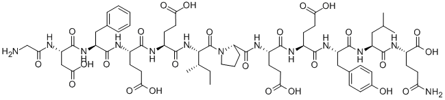 HIRUDIN (54-65) (DESULFATED) CAS#: 113274-56-9