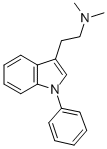 INDOLE, 3-(2-(DIMETHYLAMINO)ETHYL)-1-PHENYL- CAS#: 109692-21-9