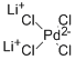 LITHIUM TETRACHLOROPALLADATE(II) CAS#: 15525-45-8