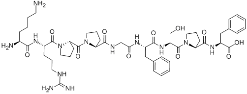 LYS-ARG-PRO-PRO-GLY-PHE-SER-PRO-PHE CAS#: 71800-36-7