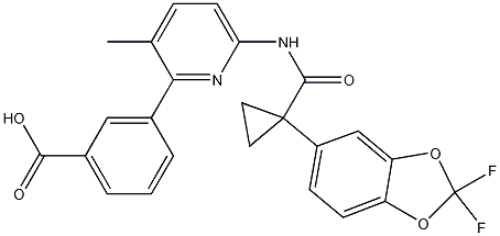 Lumacaftor (VX-809) CAS#: 936727-05-8