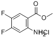 METHYL 2-AMINO-4,5-DIFLUOROBENZOATE HYDROCHLORIDE CAS#: 20372-65-0