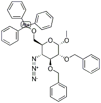 METHYL 4-AZIDO-2,3-DI-O-BENZOYL-4-DEOXY-6-O-TRITYL-A-D-GLUCOPYRANOSIDE CAS#: 26511-50-2