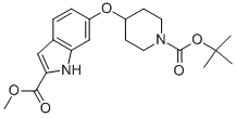 METHYL 6-(1-BOC-PIPERIDIN-4-YLOXY)INDOLE-2-CARBOXYLATE CAS#: 287389-12-2