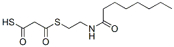 Malonic acid, thio-, S-ester with N-(2-mercaptoethyl)octanamide CAS#: 21044-08-6