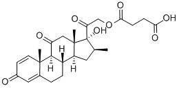 Meprednisone hemisuccinate CAS#: 27303-92-0