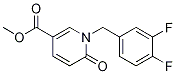 Methyl 1-(3,4-difluorobenzyl)-6-oxo-1,6-dihydropyridine-3-carboxylate CAS#: 242797-16-6