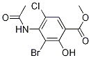 Methyl 4-(acetylaMino)-3-broMo-5-chloro-2-hydroxybenzoate CAS#: 232941-14-9