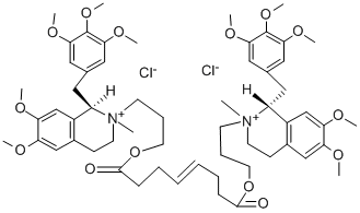 Mivacurium chloride CAS #: 106861-44-3