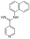 N-(1-Naphtyl)isonicotinamidine CAS#: 23565-16-4