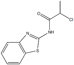 N-1,3-BENZOTHIAZOL-2-YL-2-CHLOROPROPANAMIDE CAS#: 26608-39-9