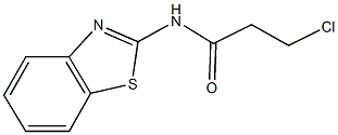 N-1,3-benzothiazol-2-yl-3-chloropropanamide CAS#: 2877-36-3