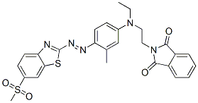 N-[2-[N-ethyl-4-[[6-(methylsulphonyl)benzothiazol-2-yl]azo]-m-toluidino]ethyl]phthalimide CAS#: 2203-01-2