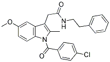 N-(2-PHENYLETHYL)-INDOMETHACIN AMIDE CAS#: 261766-32-9