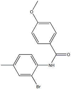 N-(2-bromo-4-methylphenyl)-4-methoxybenzamide CAS#: 111270-65-6