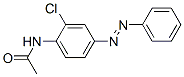 N-(2-chloro-4-phenyldiazenyl-phenyl)acetamide CAS#: 22608-33-9
