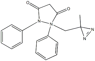 N-(2,2-Azopropyl)-1,2-diphenyl-3,5-pyrazolidinedione CAS#: 29301-73-3