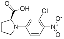 N-(3-Chloro-4-nitrophenyl)-L-proline CAS#: 230642-98-5