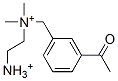 N-(3-acetylbenzyl)-N,N-dimethylethylenediammonium CAS#: 28411-14-5