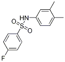 N-(3,4-dimethylphenyl)-4-fluorobenzenesulfonamide CAS#: 288154-65-4
