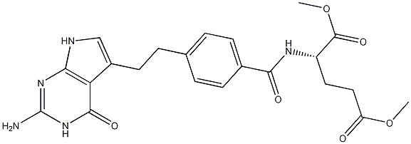 N-[4-[2-(2-Amino-4,7-dihydro-4-oxo-3H-pyrrolo[2,3-d]pyrimidin-5-yl)ethyl]benzoyl]-L-glutamic acid 1,5-dimethyl ester CAS#: 155405-81-5
