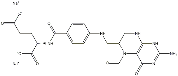 N-[4-[[(2-Amino-5-formyl-1,4,5,6,7,8-hexahydro-4-oxo-6-pteridinyl)methyl]amino]benzoyl]-L-glutamic acid disodium salt CAS#: 163254-40-8