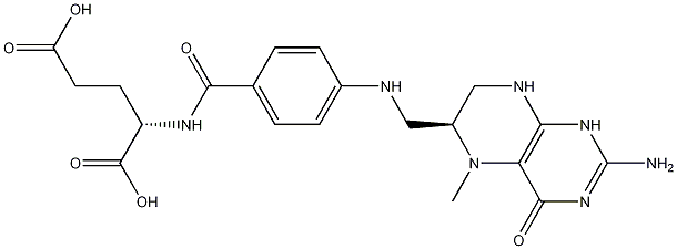 N-[4-[[[(6S)-2-Amino-5-methyl-1,4,5,6,7,8-hexahydro-4-oxopteridine-6-yl]methyl]amino]benzoyl]-L-glutamic acid CAS#: 31690-09-2
