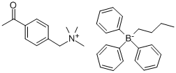 N-(4-ACETYLBENZYL)-N,N,N-TRIMETHYL AMMONIUM BUTYLTRIPHENYL BORATE CAS#: 201467-96-1