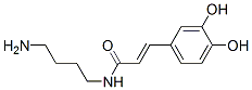 N-(4-Aminobutyl)-3-(3,4-dihydroxyphenyl)propenamide CAS#: 29554-26-5